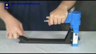 Josef Kihlberg 56115 Carton Stapler and Box Staples Video Demonstration [upl. by Nyad]