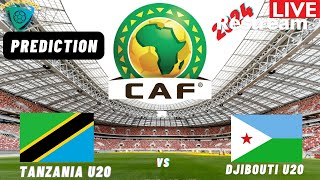 Tanzania vs Djibouti Live Stream CECAFA U20 Africa Nations Cup 2025 Qualifiers Commentary Score [upl. by Halli]