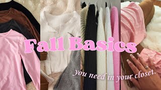 Fall Closet Essentials ♡ Easy Fall Outfits ♡ [upl. by Coraline729]