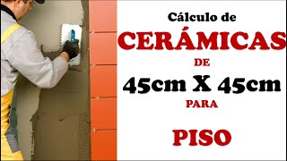 Cómo Calcular CERÁMICAS MAYÓLICAS LOSETAS para tu baño cocina o sala [upl. by Killam699]