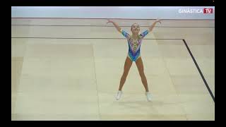 KOKOREVA Emilia EST YOUTH IW finals Aerobic gymnastic Fig open 2024 CANTANHEDE [upl. by Iror240]