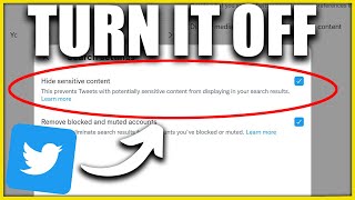 How to See Sensitive Content on Twitter 2024  Turn OFF Hide Sensitive Content [upl. by Zackariah]