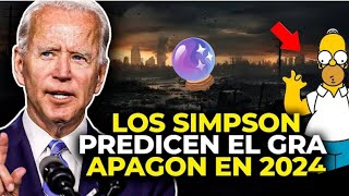 ¡ALERTA 🚨 LA ÉLITE ANUNCIA EL GRAN APAGONquot EN 2024 predicción de los Simpsons [upl. by Aruasi]