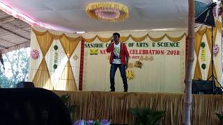 Hiphop Meesaya Muruku ragging rap song singing performance by Thangaraj raju [upl. by Llain]