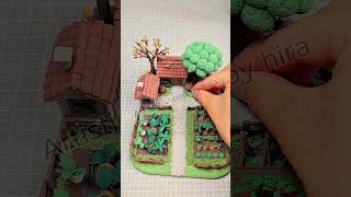 Clay Village houseyoutubeshorts ytshorts artisticvisionbyhira hndistatusvideo [upl. by Anelrahs]