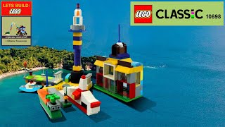 Lego 10698 ⚓🚤🛥🛳⛵ Lighthouse MOC ⚓ How to Build Lighthouse from Lego Classic💰 Lego Minimalism [upl. by Lau335]