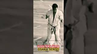 Unsu kata by Osaka sensei karate judo martialart sport kick shotokan kata unsu [upl. by Shanley]