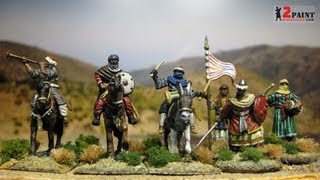 Almoravid Command Group Mounted And On FootHat 172 Scale [upl. by Eemla958]