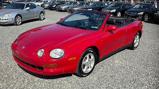 1995 Toyota Celica GT Convertible 5 Speed Manual [upl. by Ahsieki]