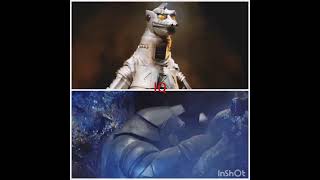 Mechagodzilla 1974 vs mechani kong shorts [upl. by Krock]