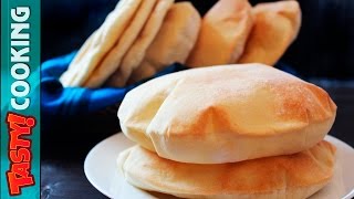 PITA BREAD Recipe ♥ 2 Ways ♥ How To Make Homemade Pita Bread ♥ Tasty Cooking [upl. by Ahsitul]