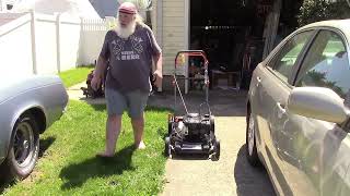 Yard Force 22quot 3In1 SelfPropelled Lawnmower Unboxing Assembly And Startup [upl. by Ymmat]