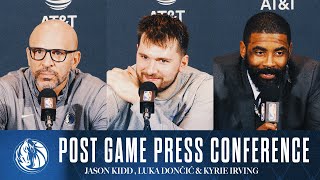 Jason Kidd Luka Dončić amp Kyrie Irving  Post Game  TOR  120724 [upl. by Loftis]