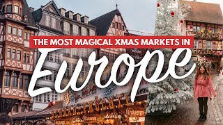 ARE THESE THE BEST CHRISTMAS MARKETS IN EUROPE  44 Magical European Xmas Markets to Visit [upl. by Kyriako110]