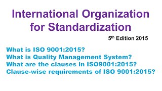 ISO 90012015 [upl. by April]