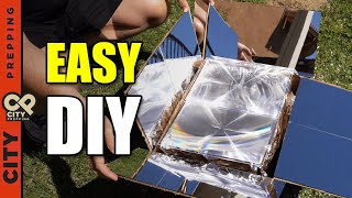 How to Build a Solar Cooker For Cheap [upl. by Nade]