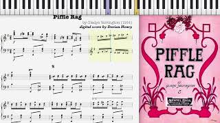 Piffle Rag by Gladys Yelvington 1914 Ragtime piano [upl. by Nirok]