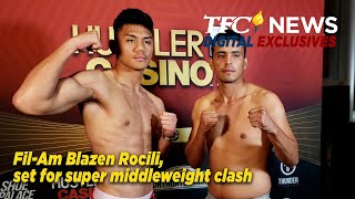 FilAm Blazen Rocili set for super middleweight clash  TFC News Digital Exclusives [upl. by Lletnwahs]