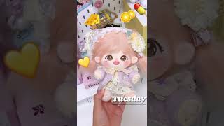 🧡Aerin🧡 棉花寶媽來集合啦 看看你最喜歡哪一款穿搭呀 doll 棉花娃娃 [upl. by Dewayne]