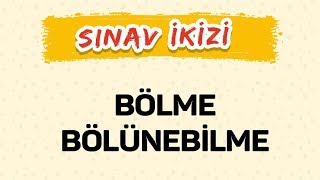 BÖLME BÖLÜNEBİLME  Yeni Nesil Sorular  Şenol Hoca [upl. by Atinet]