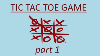 Programming Tic Tac Toe Game  php amp html  Part 1 [upl. by Ragucci991]