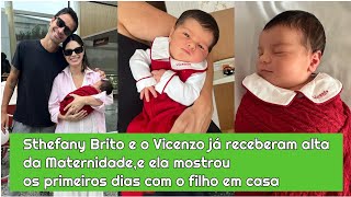 Sthefany Brito e o filho já receberam alta da Maternidade e ela mostra os primeiros dias com ele [upl. by Kissiah883]