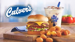 Trying Culver’s for the FIRST TIME Cheese Curds Butter Burger Chicken Tenders Cheese Sauce [upl. by Monafo248]