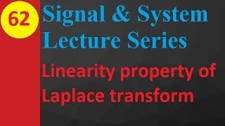 Linearity Property of Laplace Transform Basics and Proof in Signals and Systems [upl. by Rintoul198]