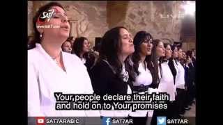 70 thousand Egyptian Christians sing Emmanuel  God is with us [upl. by Nerrej]