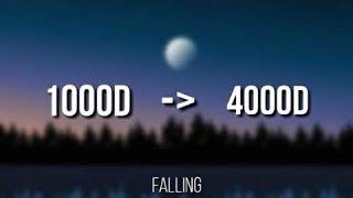 Trevor Daniel  Falling 4000D Audio  Better Than 100D Use Headphones 🎧 [upl. by Eelano]