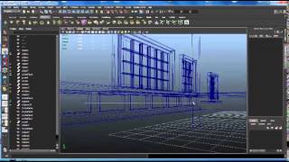 Pirate Restaurant WindowWall Detail in Maya with Instructor Phil Dimitriadis [upl. by Kunin]