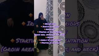 Symptoms of insulin resistance that i had  youtubeshorts islamicshorts pcoslifestyle pcos [upl. by Pfeffer]