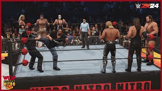 WWE 2K24  WcW Monday Nitro  Team Russo vs Team Bischoff [upl. by Kassandra]