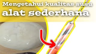 Uji Berat Jenis Susu Sapi Menggunakan Lactodensimeter [upl. by Ahsilat]