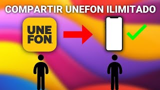 Cómo Repartir O Compartir Internet Unefón Ilimitado México Para Android 4G  5G 2024 [upl. by Jacenta]