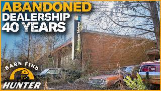 Dealership Abandoned 40yrs Ago Collier Motors AMC Private Tour  Barn Find Hunter [upl. by Anits]