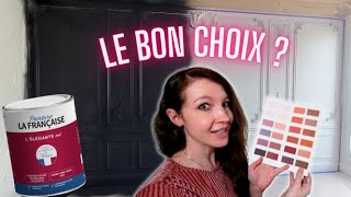 PEINDRE UN MUR NOIR  Choix de la peinture et finition satin velours ou mat Peinture La Française [upl. by Calendra]