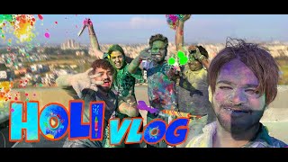 HOLI VLOG ✨  45 LAKH KE COLOUR 😨  PRANJAL DAHIYA  KALESHI CHORI 💕 [upl. by Ardien448]