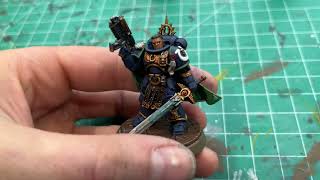 Painting Uriel Ventris of the Ultramarines  Warhammer 40k [upl. by Tara]