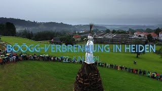 BööggVerbrennung in Heiden ADHOC BAND aus 5 Zunftspielen anlässlich quotBöögg aazöndequot in Heiden 2024 [upl. by Eannyl]