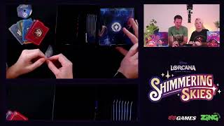 NEW Disney Lorcana  TCG  Shimmering Skies Illumineers Trove UNBOXING [upl. by Winna]