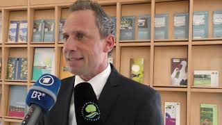 Umweltminister Thorsten Glauber zu den geplanten JugendKlimakonferenzen [upl. by Ntisuj]