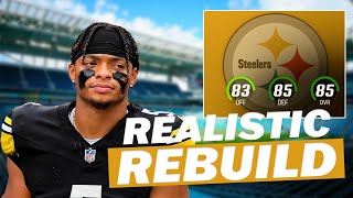 Pittsburgh Steelers Justin Fields Madden Rebuild [upl. by Sana]