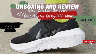 Nike Crater Impact BlackIron GreyOff Noir DB2477001 [upl. by Niawat]