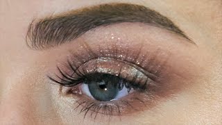 Schlichtes Glitzer Augen Make Up ✨  Makeup Tutorial  Judy R [upl. by Pestana893]