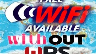 Free WiFi anywhere without wps Free password [upl. by Azalea82]