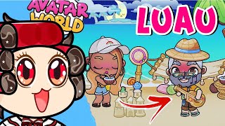 🌙LUAU NA PRAIA DA FAMÍLIA KEKEZITA Avatar World [upl. by Yduj638]