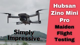 Hubsan Zino Mini Pro 249g 4K Camera Aerial Filming Drone Flight Testing [upl. by Eph]