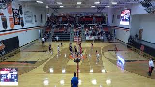 Dickinson High vs Mandan High School Girls Varsity Volleyball [upl. by Sioled]