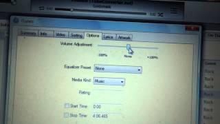How to adjust volume and make Songs play louder using itunes [upl. by Darce]